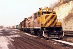 Eastbound Turn approaches the yard